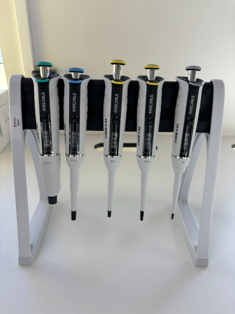 Image of Sartorius Tacta Pipettes x5